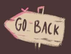 go back sign